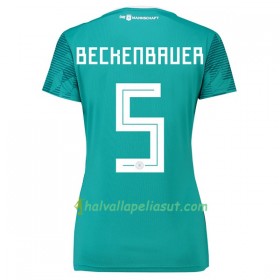 Jalkapallo Pelipaidat Saksa Beckenbauer 5 Naisten World Cup 2018 Vieraspaita